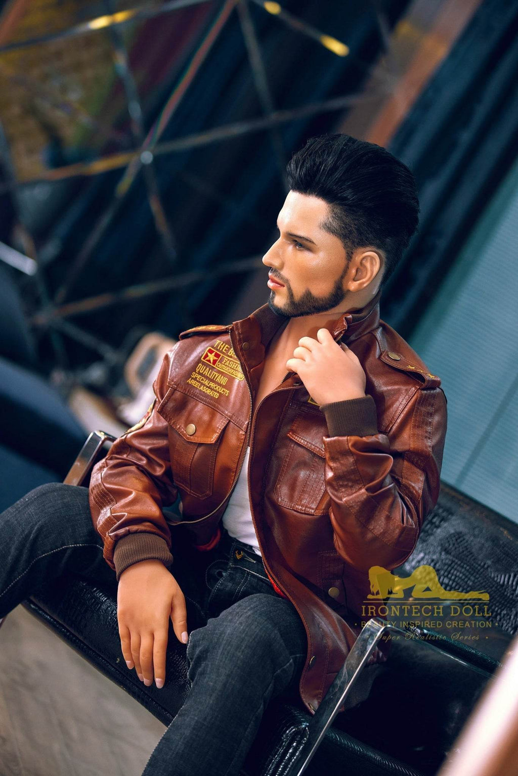 Kelvin Biker Hybrid Male Sex Doll - Iron Tech Doll - SEX LOVE DOLLS