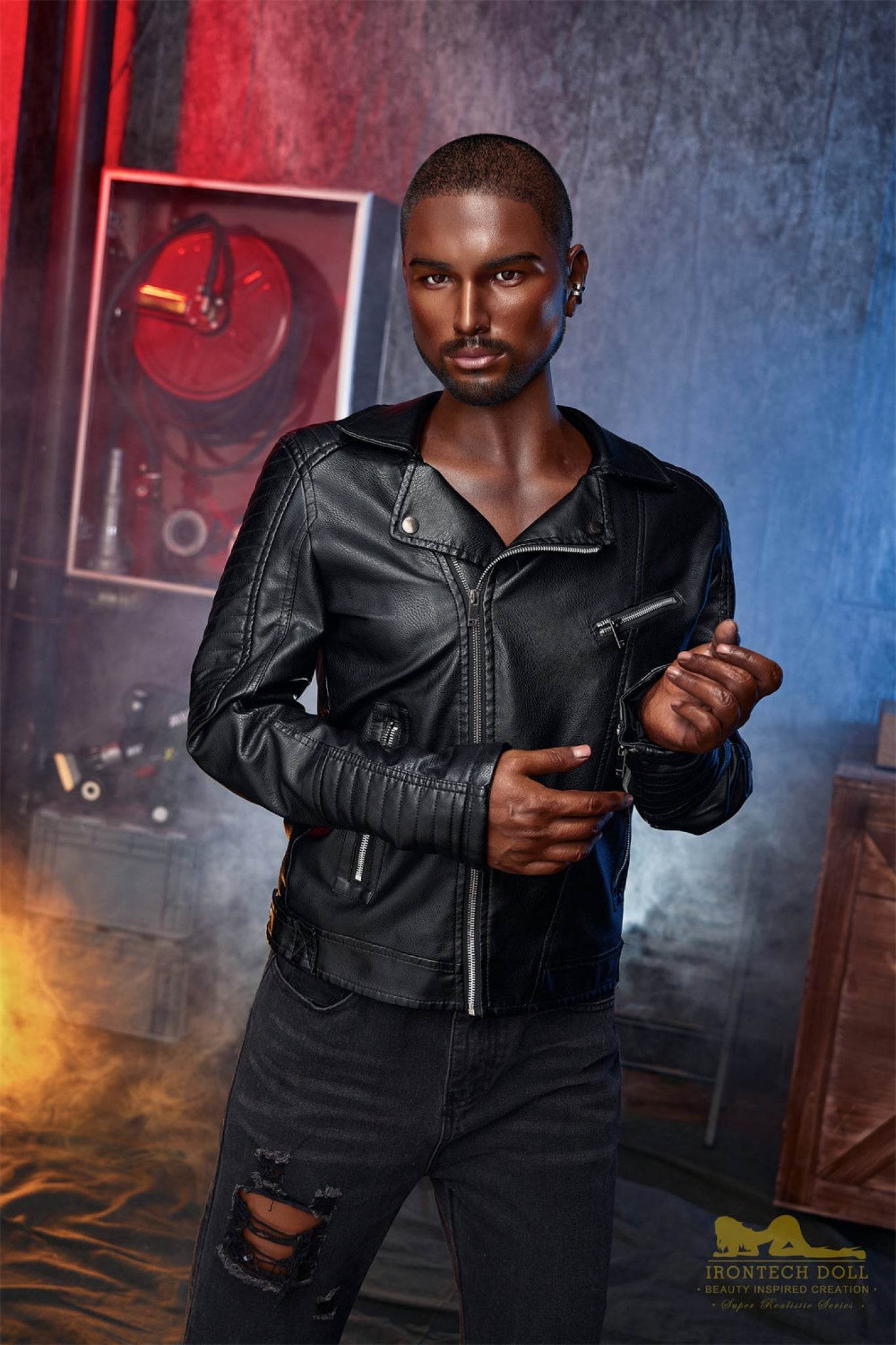 Kevin Ebony Silicone Male Sex Doll - IronTech Doll® - SEX LOVE DOLLS