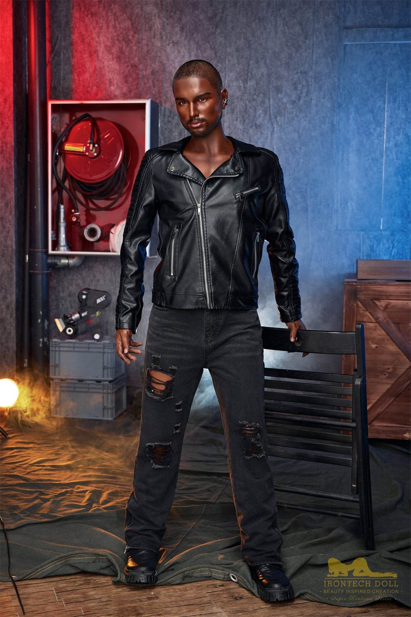 Kevin Ebony Silicone Male Sex Doll - IronTech Doll® - SEX LOVE DOLLS