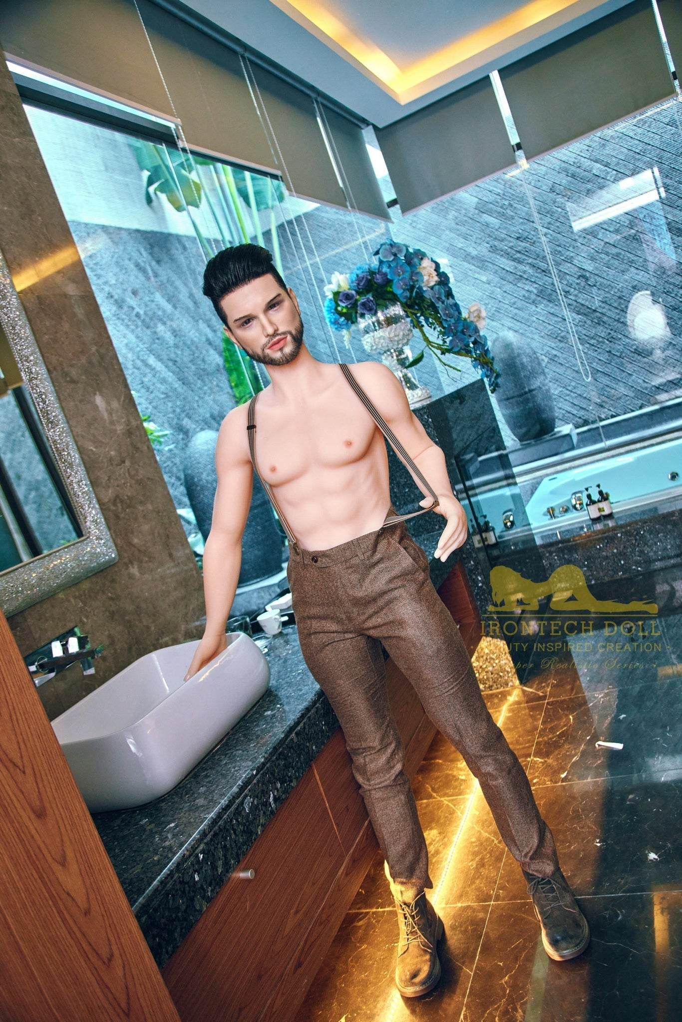 Kevin Hybrid Male Sex Doll - Iron Tech Doll - SEX LOVE DOLLS