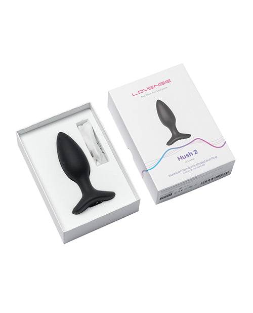Lovense Hush 2 Butt Plug - Black - SEX LOVE DOLLS