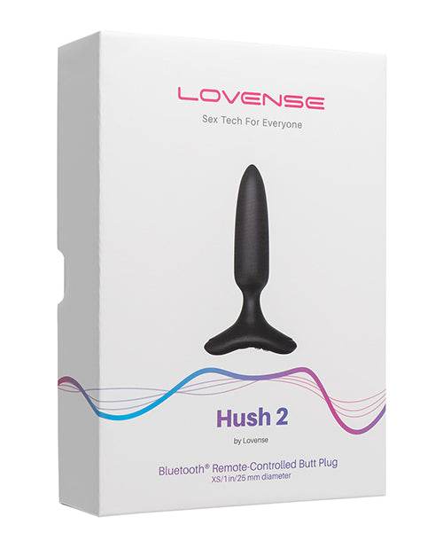 Lovense Hush 2 Butt Plug - Black - SEX LOVE DOLLS