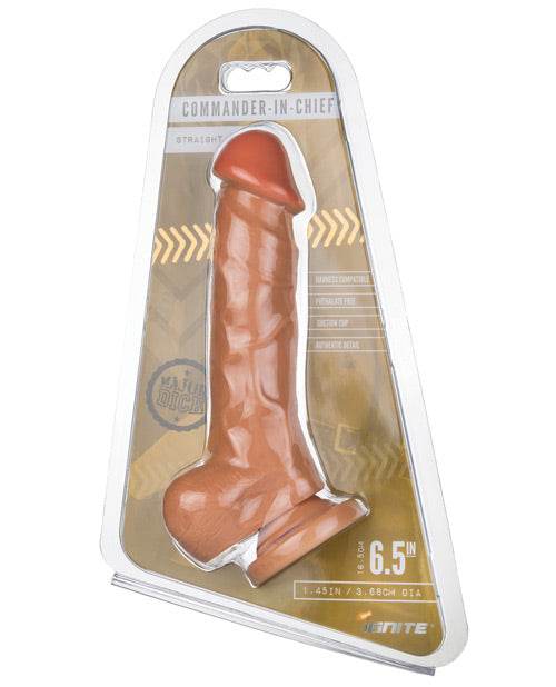 Major Dick Straight W/balls & Suction Cup Commander In Chief - SEX LOVE DOLLS