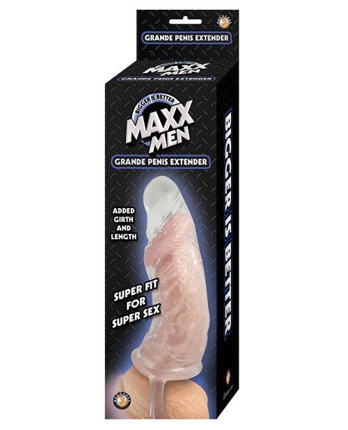 Maxx Men Grand Penis Sleeve - Clear - SEX LOVE DOLLS
