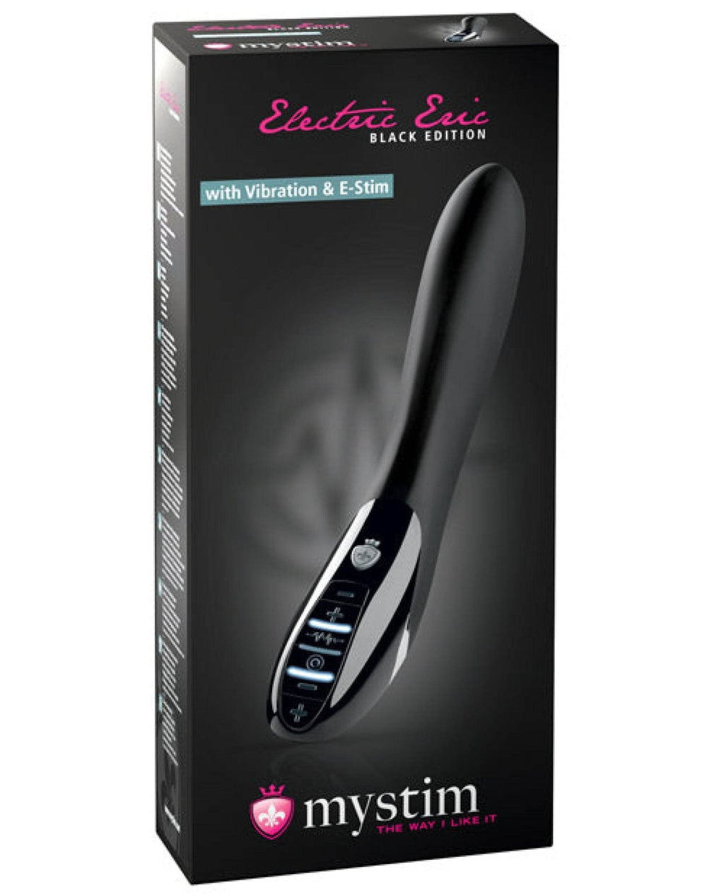 Mystim Electric Eric Estim Vibrator Black Edition - Black - SEX LOVE DOLLS