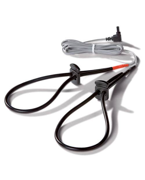 Mystim Rodeo Robin Penis & Testicle Strap Set - Black - SEX LOVE DOLLS