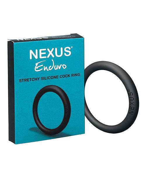 Nexus Enduro Silicone Cock Ring - Black - SEX LOVE DOLLS