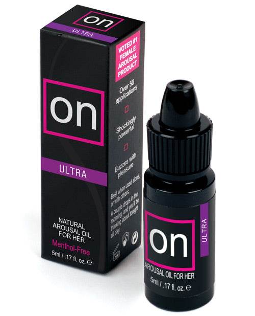 On Natural Arousal Oil For Her - Ultra 5 Ml Bottle - SEX LOVE DOLLS
