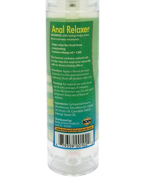 Ooowee Anal Relaxing Lubricant w/Hemp Seed Oil - 1.7 oz - SEX LOVE DOLLS