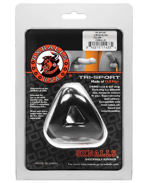 Oxballs Atomic Jock Tri Sport 3 Ring Sling Cockring - SEX LOVE DOLLS