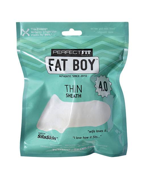 Perfect Fit Fat Boy Thin 4.0 - Clear - SEX LOVE DOLLS