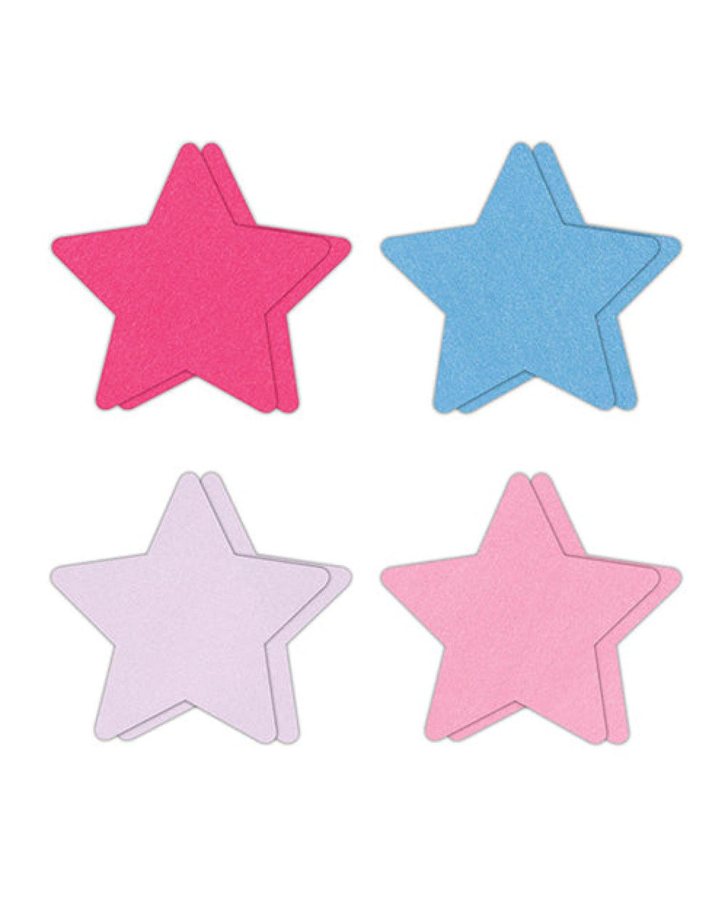 Pretty Pasties Star I Assorted - 4 Pair - SEX LOVE DOLLS