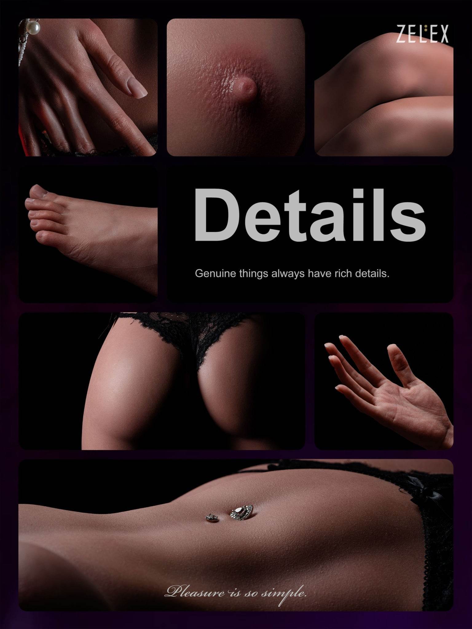 Rachel Premium Silicone Head (Movable Jaw) + SLE Body Sex Doll - ZELEX® [USA STOCK] - SEX LOVE DOLLS