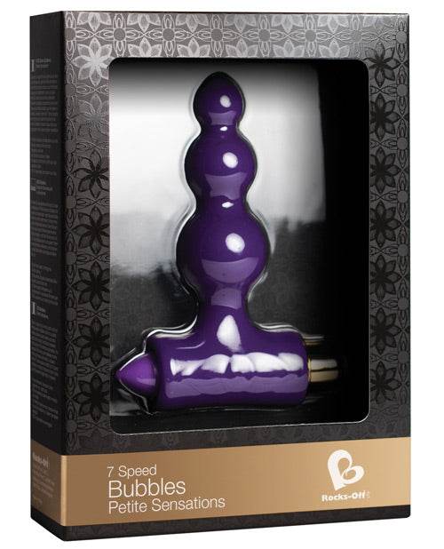 Rocks Off Petite Sensations Bubbles - 7 Speed Purple - SEX LOVE DOLLS