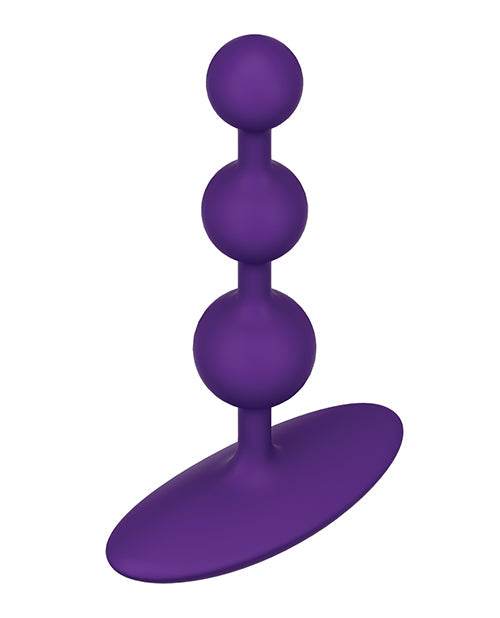 Romp Amp Flexible Anal Beads - Violet - SEX LOVE DOLLS