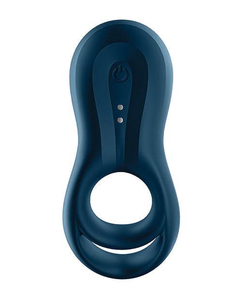 Satisfyer Epic Duo Ring Vibrator - Dark Blue - SEX LOVE DOLLS