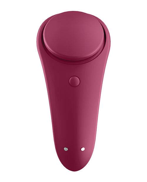 Satisfyer Sexy Secret Panty Vibrator - Red Wine - SEX LOVE DOLLS