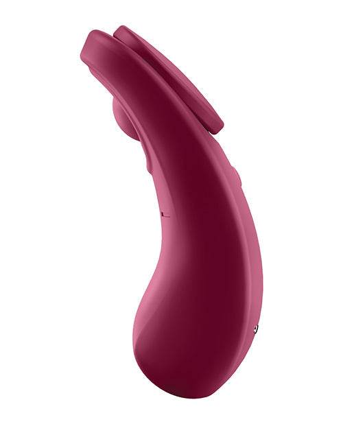 Satisfyer Sexy Secret Panty Vibrator - Red Wine - SEX LOVE DOLLS