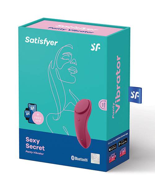 Satisfyer Sexy Secret Panty Vibrator - Red Wine - SEX LOVE DOLLS