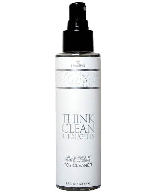 Sensuva Think Clean Thoughts Toy Cleaner - 4.2 oz - SEX LOVE DOLLS