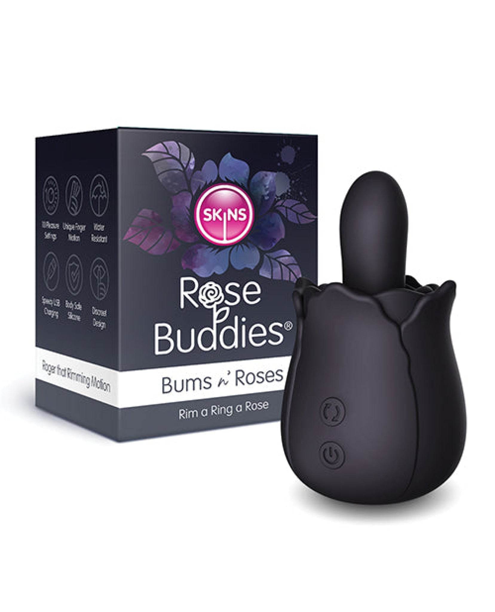 Skins Rose Buddies Bums N Roses - Black - SEX LOVE DOLLS