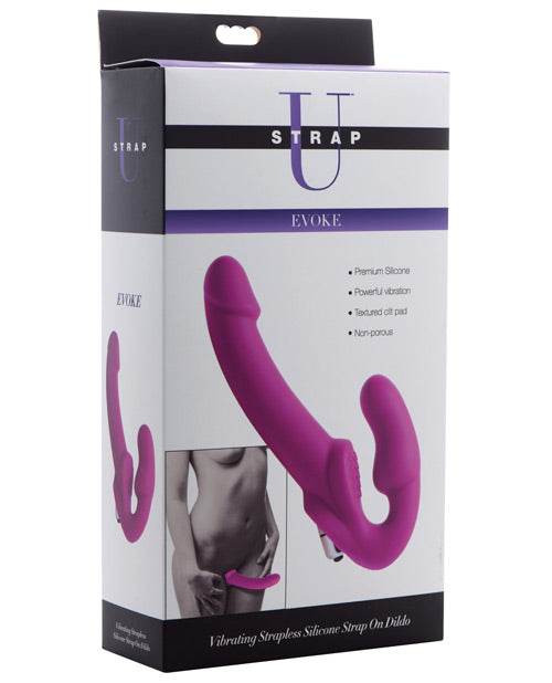Strap U Vibrating Strapless Silicone Strap on Dildo - SEX LOVE DOLLS