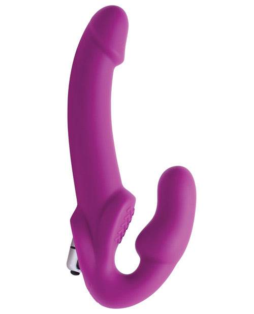 Strap U Vibrating Strapless Silicone Strap on Dildo - SEX LOVE DOLLS