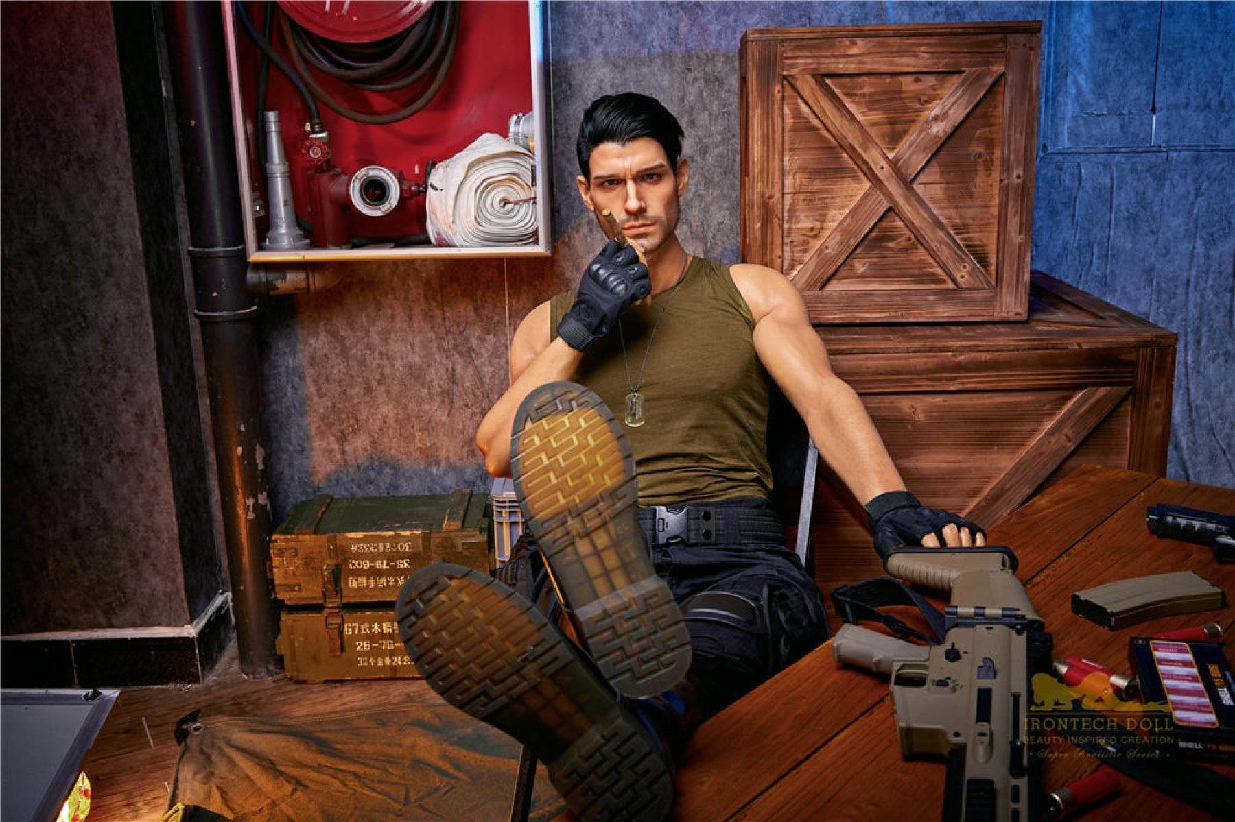 Thomas Soldier Silicone Male Sex Doll - IronTech Doll® - SEX LOVE DOLLS