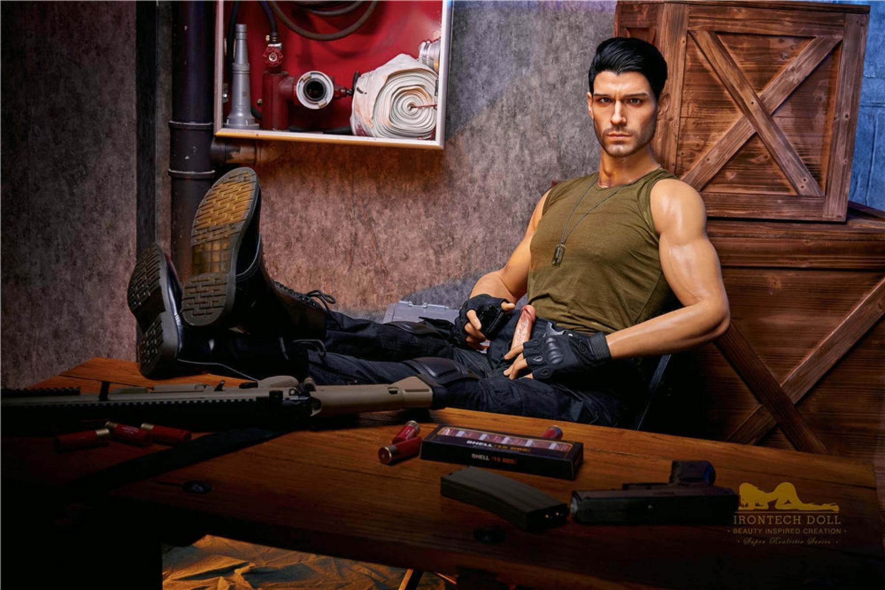 Thomas Soldier Silicone Male Sex Doll - IronTech Doll® - SEX LOVE DOLLS