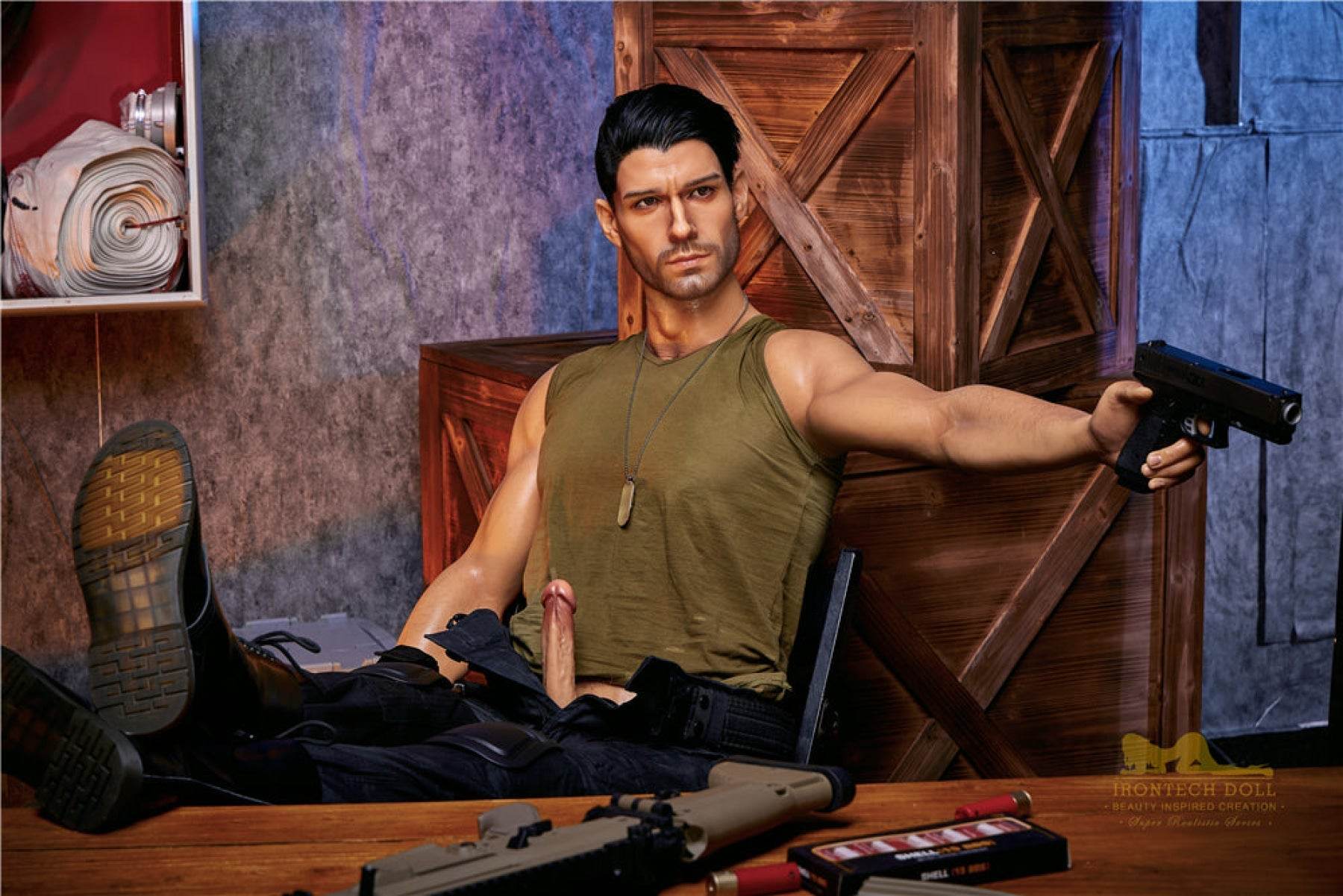 Thomas Soldier Silicone Male Sex Doll - IronTech Doll® - SEX LOVE DOLLS