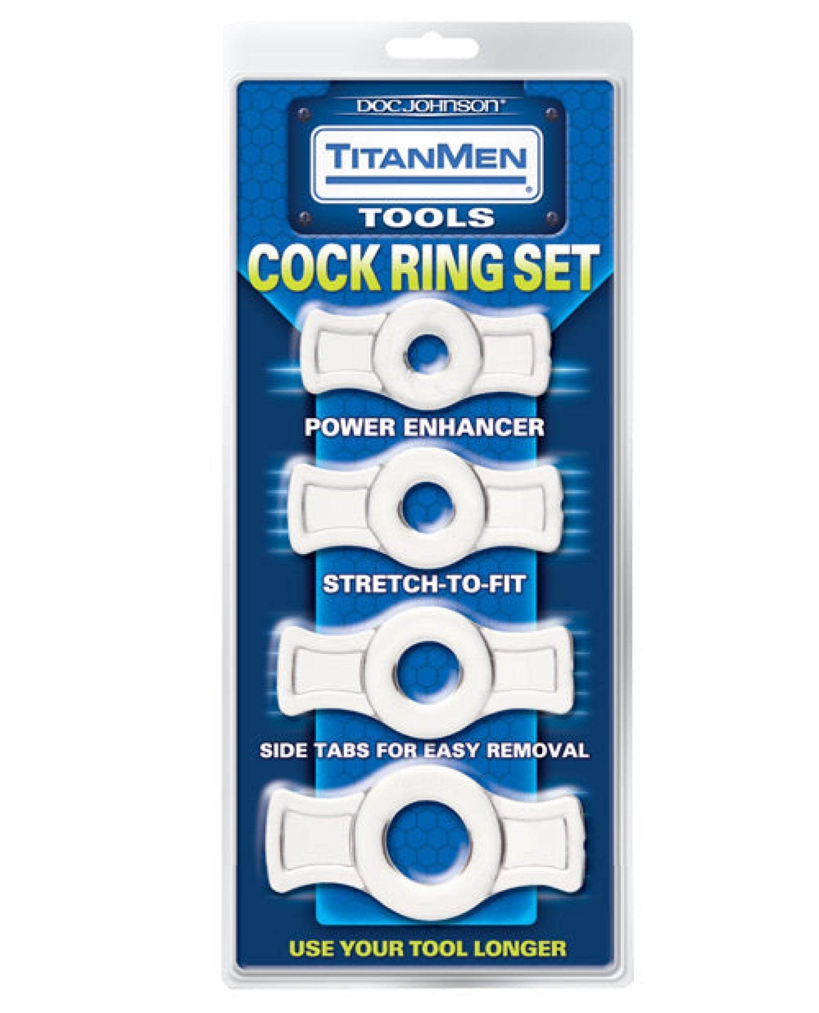 Titanmen Tools Cock Ring Set - SEX LOVE DOLLS