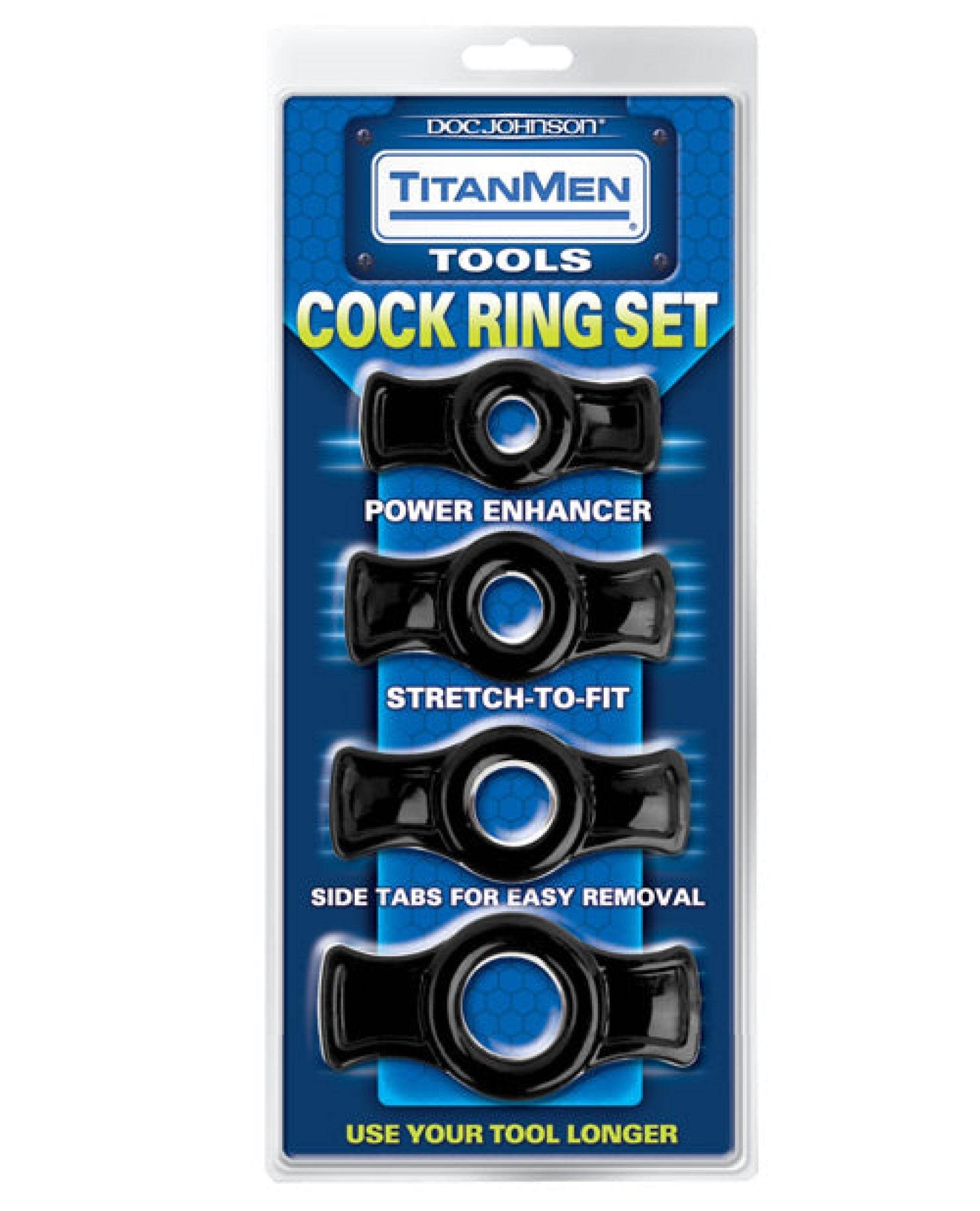 Titanmen Tools Cock Ring Set - SEX LOVE DOLLS