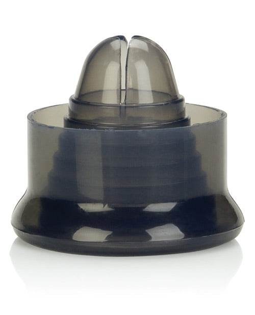 Universal Silicone Pump Sleeve - Smoke - SEX LOVE DOLLS