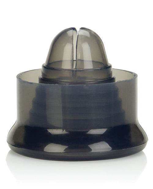 Universal Silicone Pump Sleeve - Smoke - SEX LOVE DOLLS