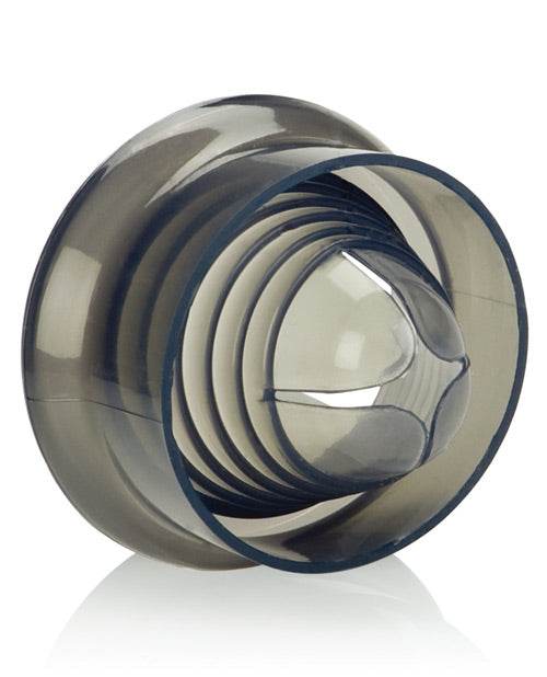 Universal Silicone Pump Sleeve - Smoke - SEX LOVE DOLLS