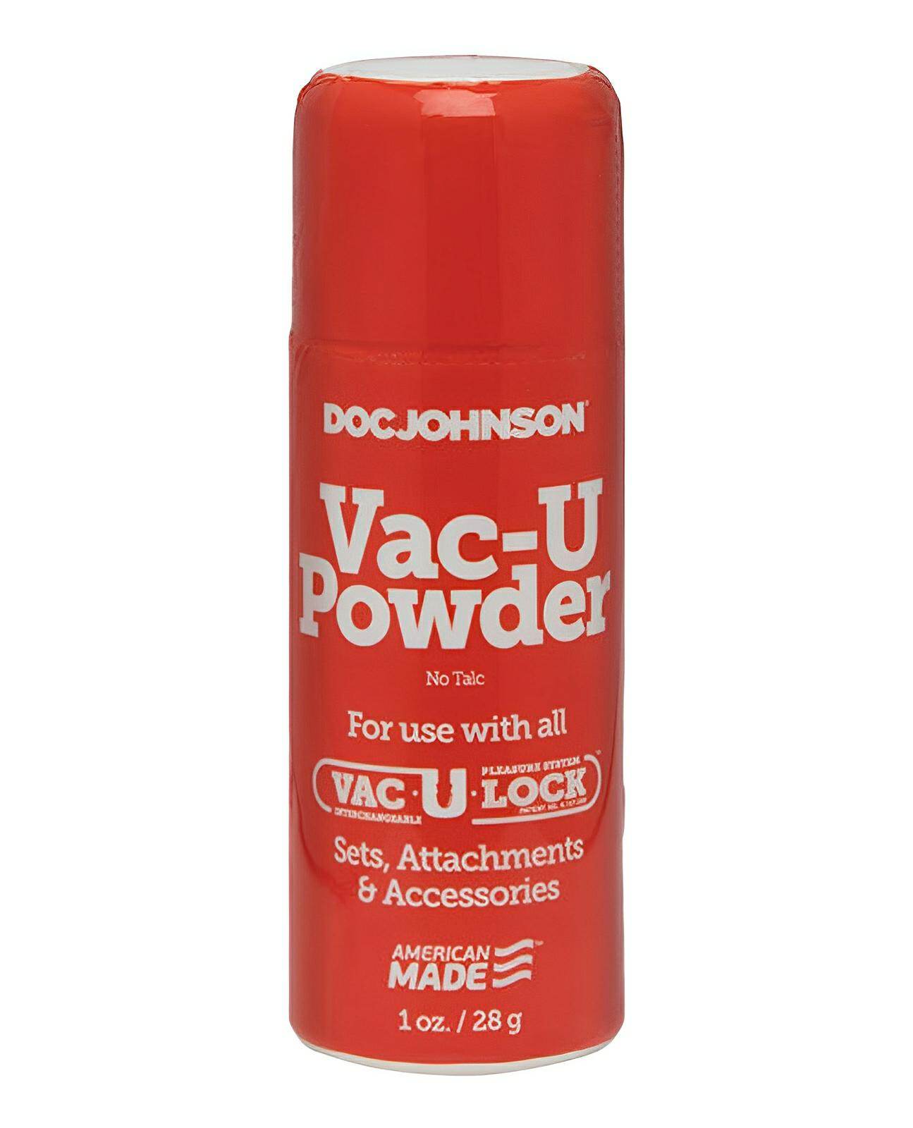 Vac-u-lock Powder Lubricant - White - SEX LOVE DOLLS