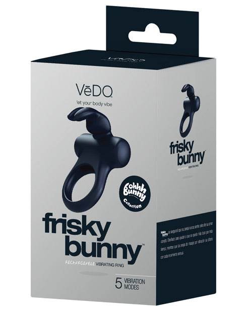 Vedo Frisky Bunny Rechargeable Vibrating Ring - SEX LOVE DOLLS