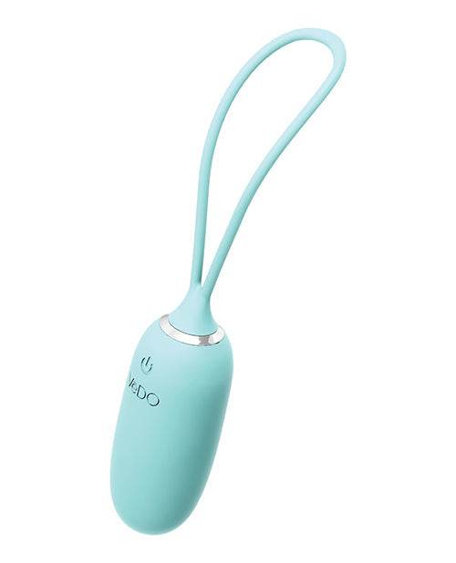VeDO KIWI Rechargeable Insertable Bullet - Tease Me Turquoise - SEX LOVE DOLLS