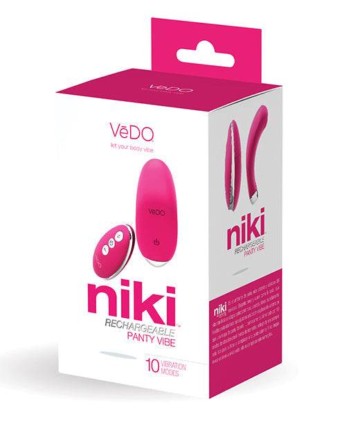 Vedo Niki Rechargeable Panty Vibe - SEX LOVE DOLLS