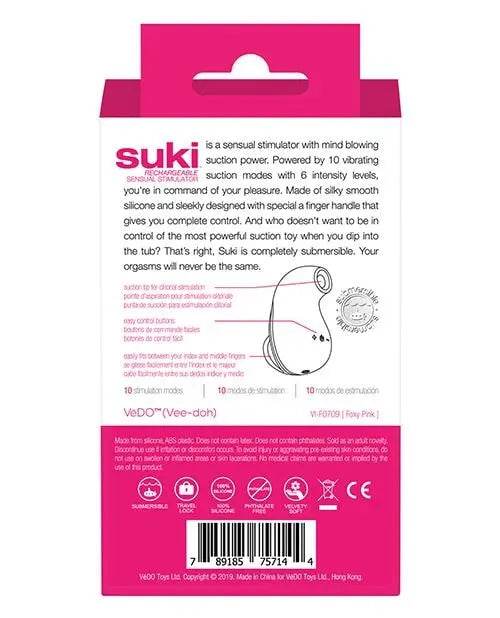 Vedo Suki Rechargeable Vibrating Sucker - SEX LOVE DOLLS