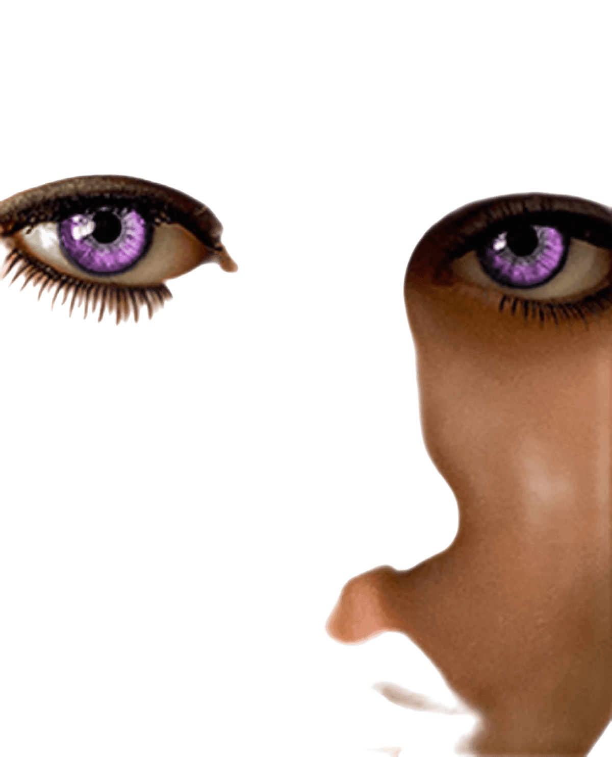 Violet Replacement Eyes For Sex Dolls - SEX LOVE DOLLS