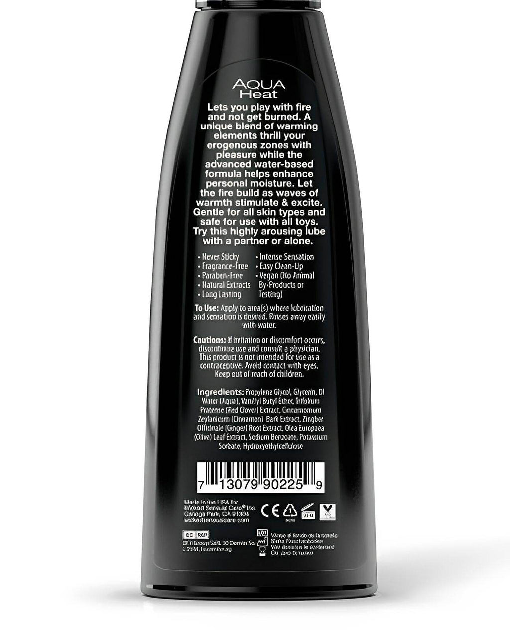 Wicked Sensual Care Heat Warming Waterbased Lubricant - SEX LOVE DOLLS