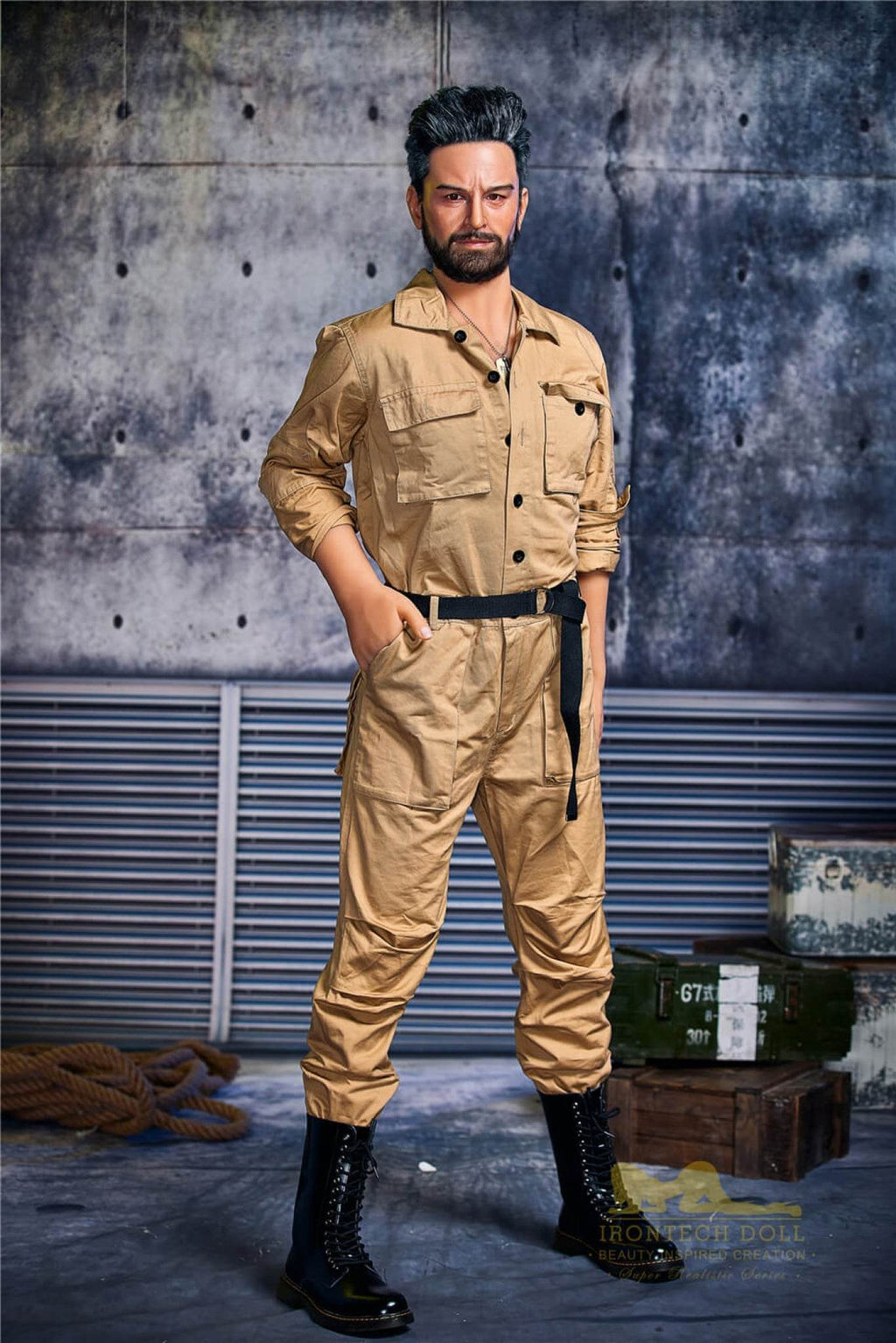 William Hybrid Male Sex Doll - Iron Tech Doll - SEX LOVE DOLLS