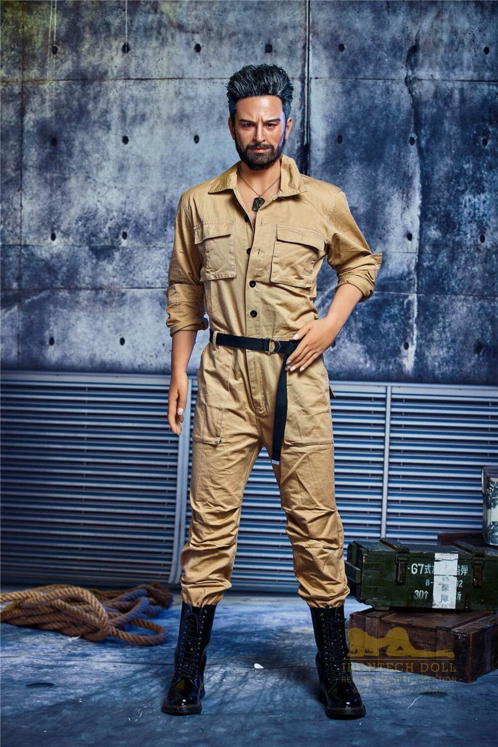 William Hybrid Male Sex Doll - Iron Tech Doll - SEX LOVE DOLLS