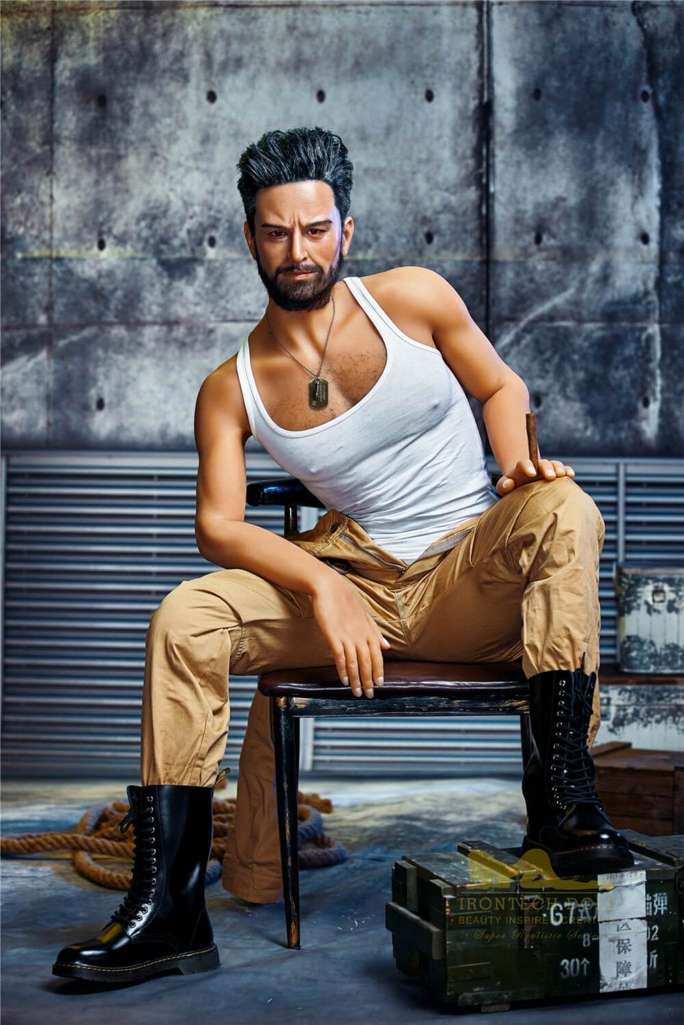 William Hybrid Male Sex Doll - Iron Tech Doll - SEX LOVE DOLLS