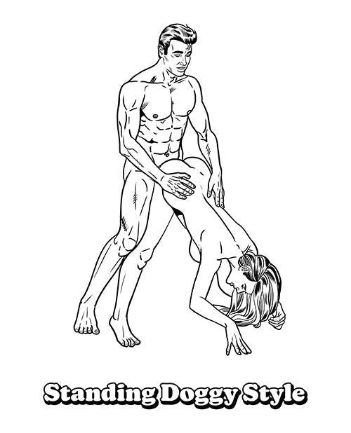 Wood Rocket the Sexiest Sex Positions Coloring Book - SEX LOVE DOLLS