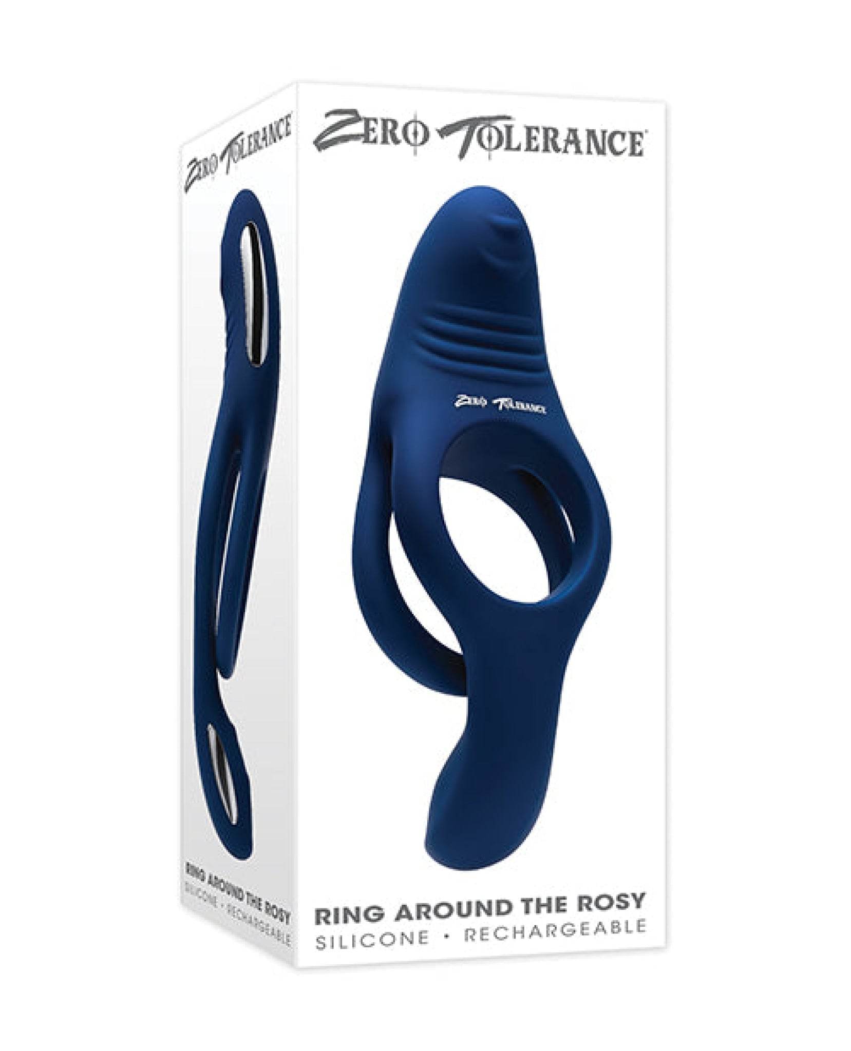 Zero Tolerance Ring Around the Rosy Cock & Ball Vibrator - Blue - SEX LOVE DOLLS