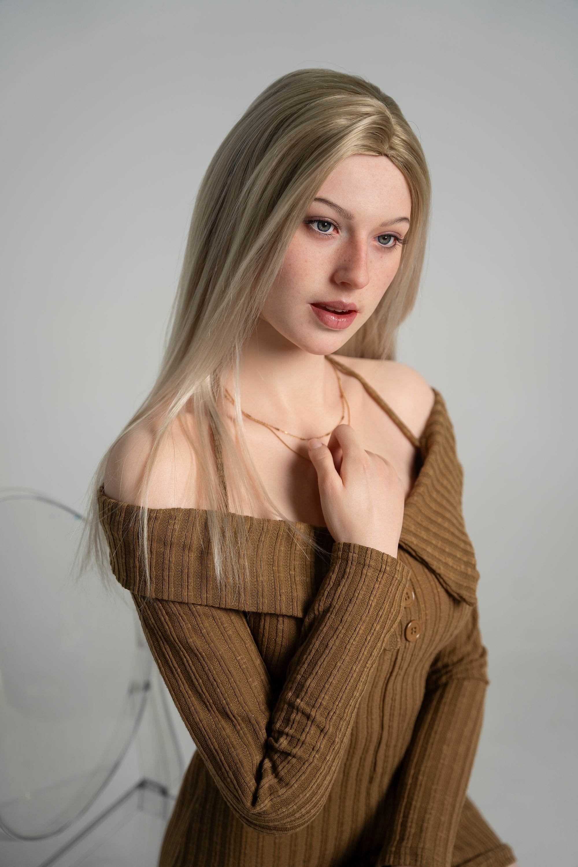Evelina (Movable Jaws Version)ZG175E-175cm E Cup Fair Skin Sex Doll GE41-1 - SEX LOVE DOLLS