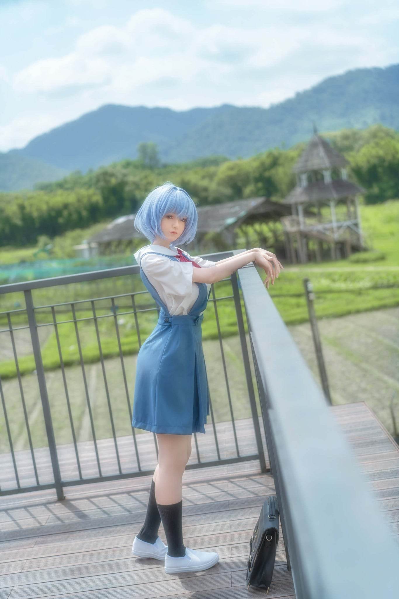 Rei Ayanami Anime Silicone Sex Doll - Game Lady Doll - SEX LOVE DOLLS