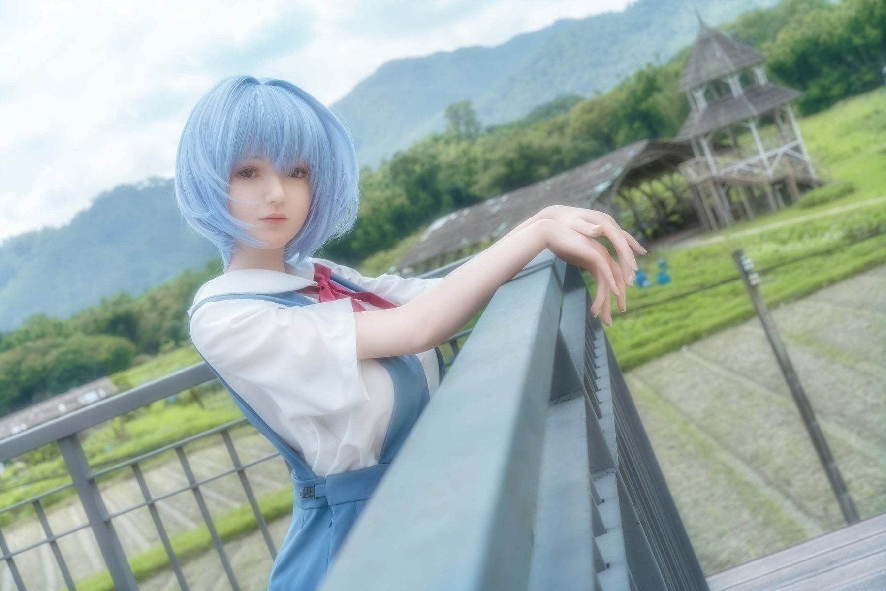 Rei Ayanami Anime Silicone Sex Doll - Game Lady Doll - SEX LOVE DOLLS
